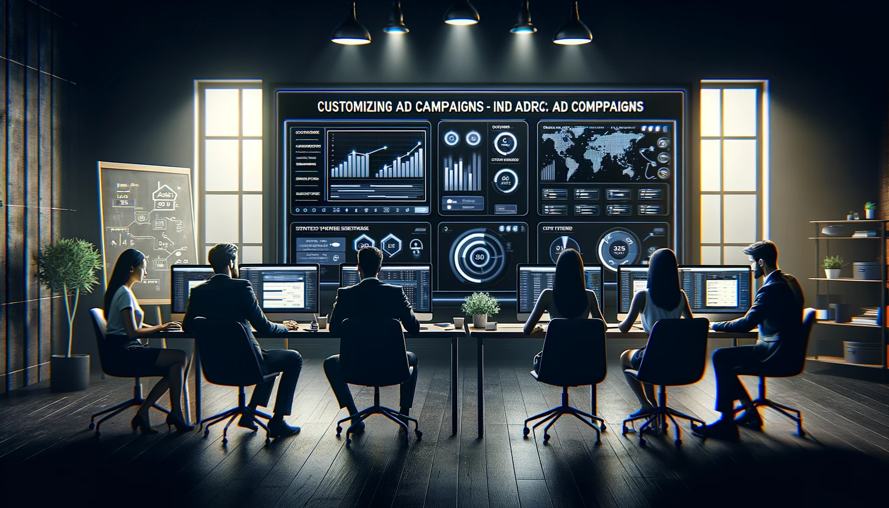 Customizing search ad campaign