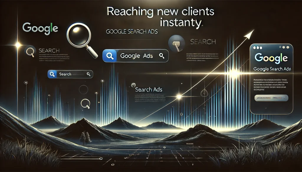 Dark Landscape Background for Google Ads