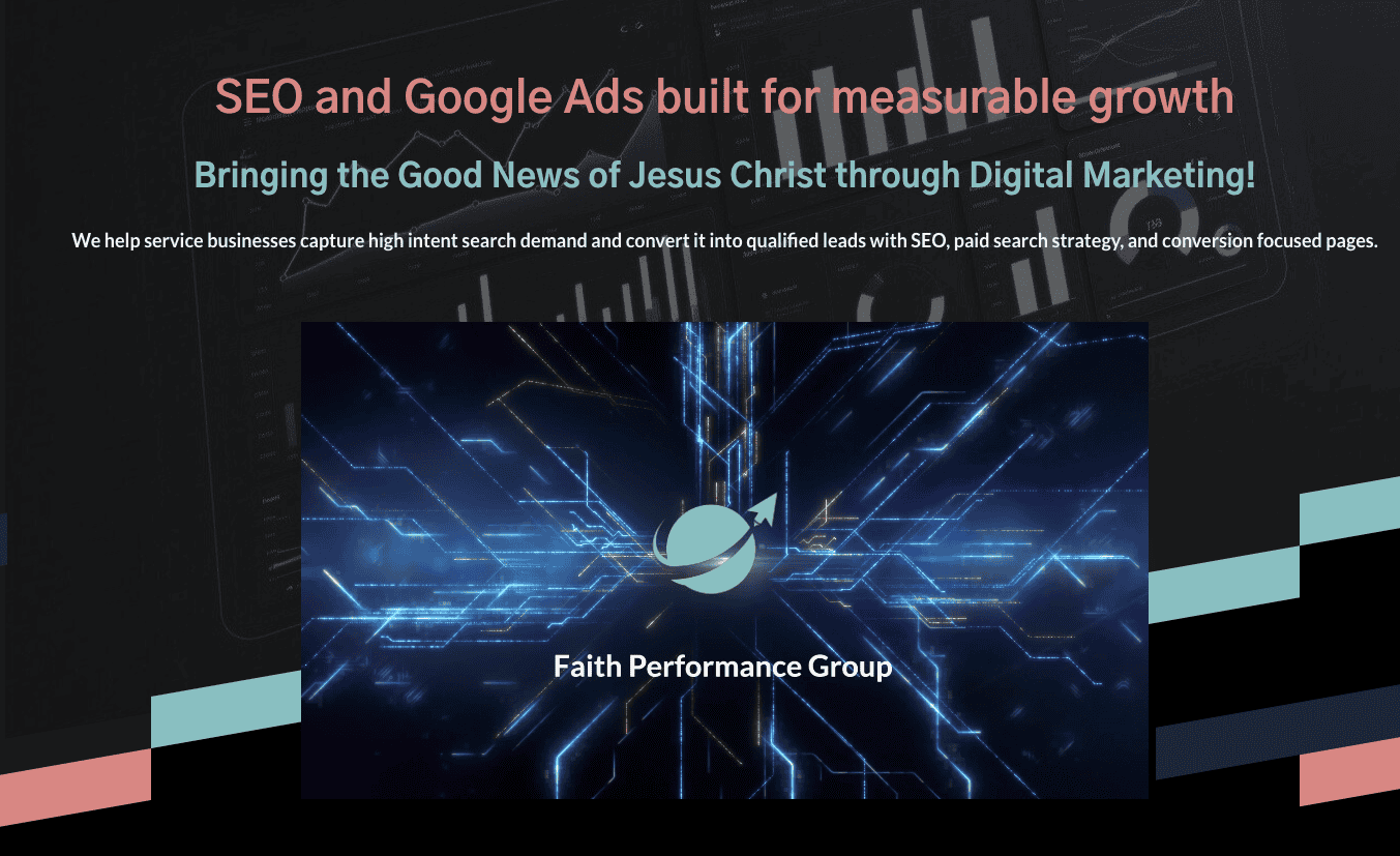 Faith Web Designers SEO and Google Ads services for digital marketing success.
